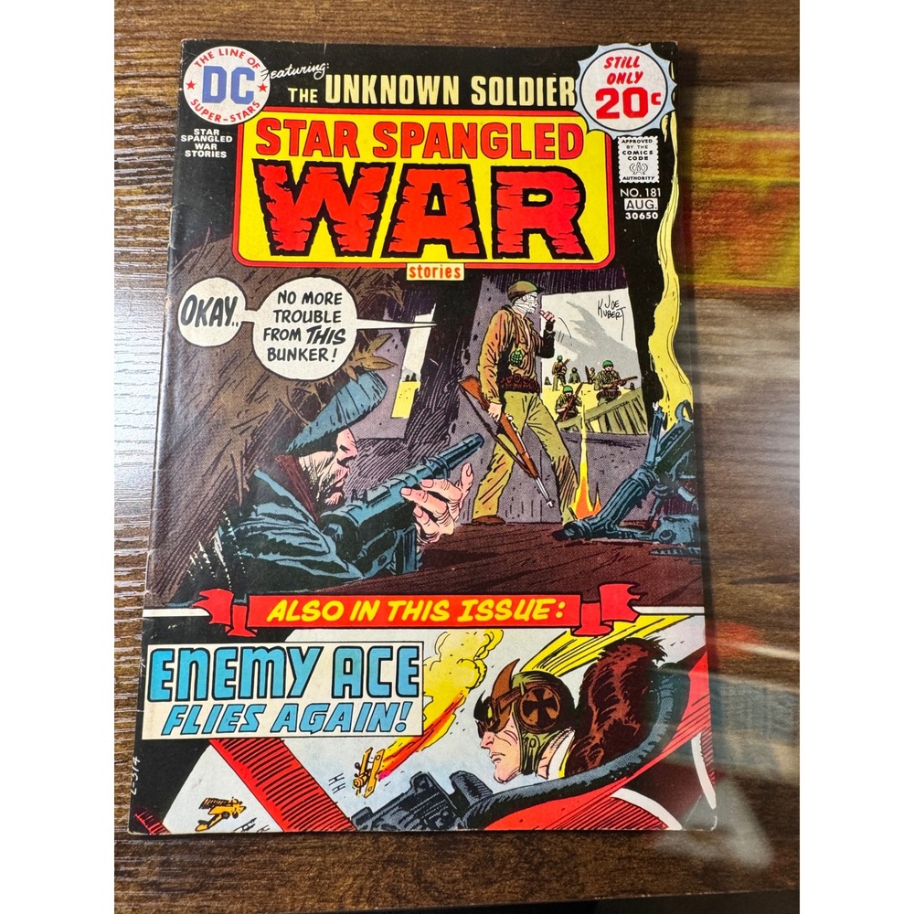 Star Spangled War Stories #181 (1974) DC Comics Unknown Soldier Joe Kubert